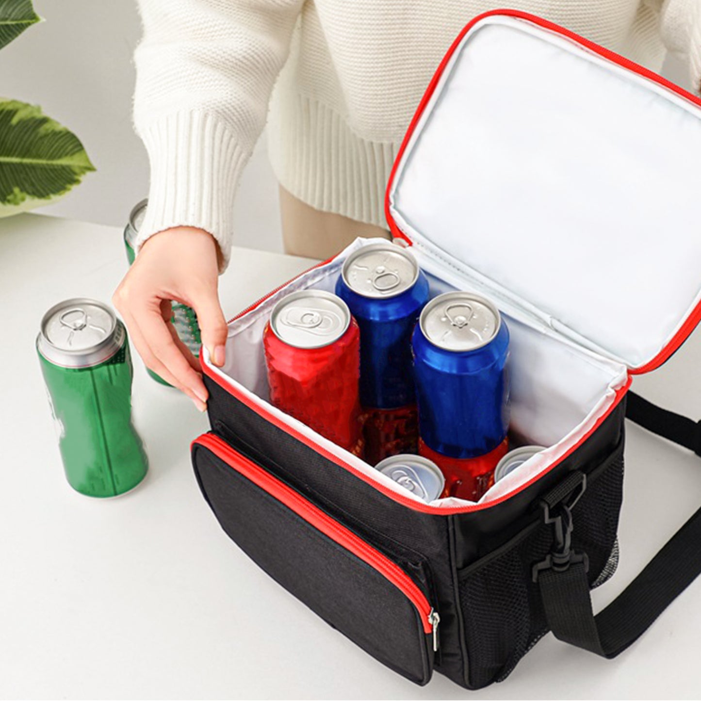 Personalized Name Insulated Oxford Lunch Box Reusable Lunch Tote - MTWORLDKIDS.COM