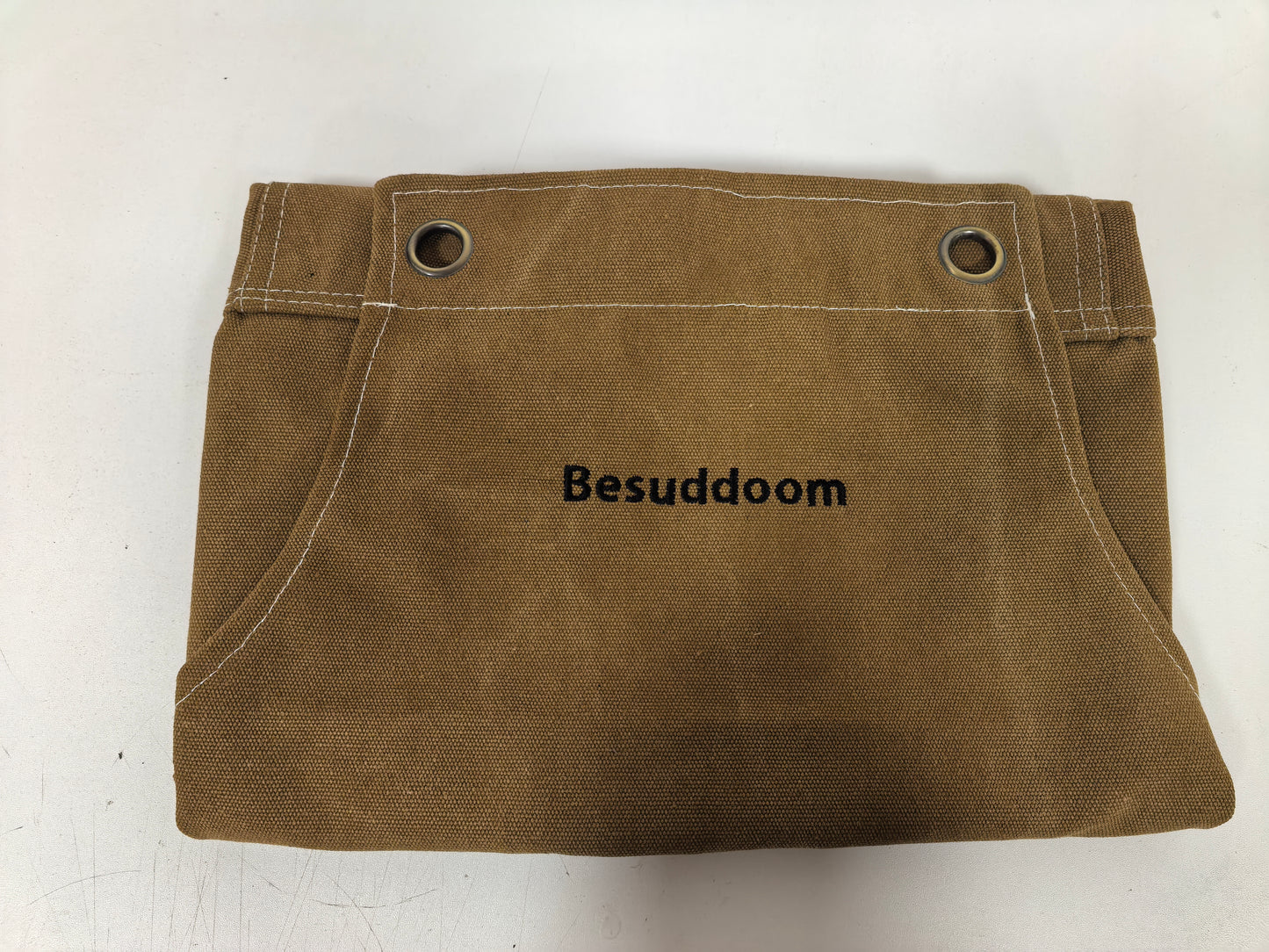 Besuddoom Personalized Men’s Canvas Work Apron with Cross-Back Straps & Multiple Pockets