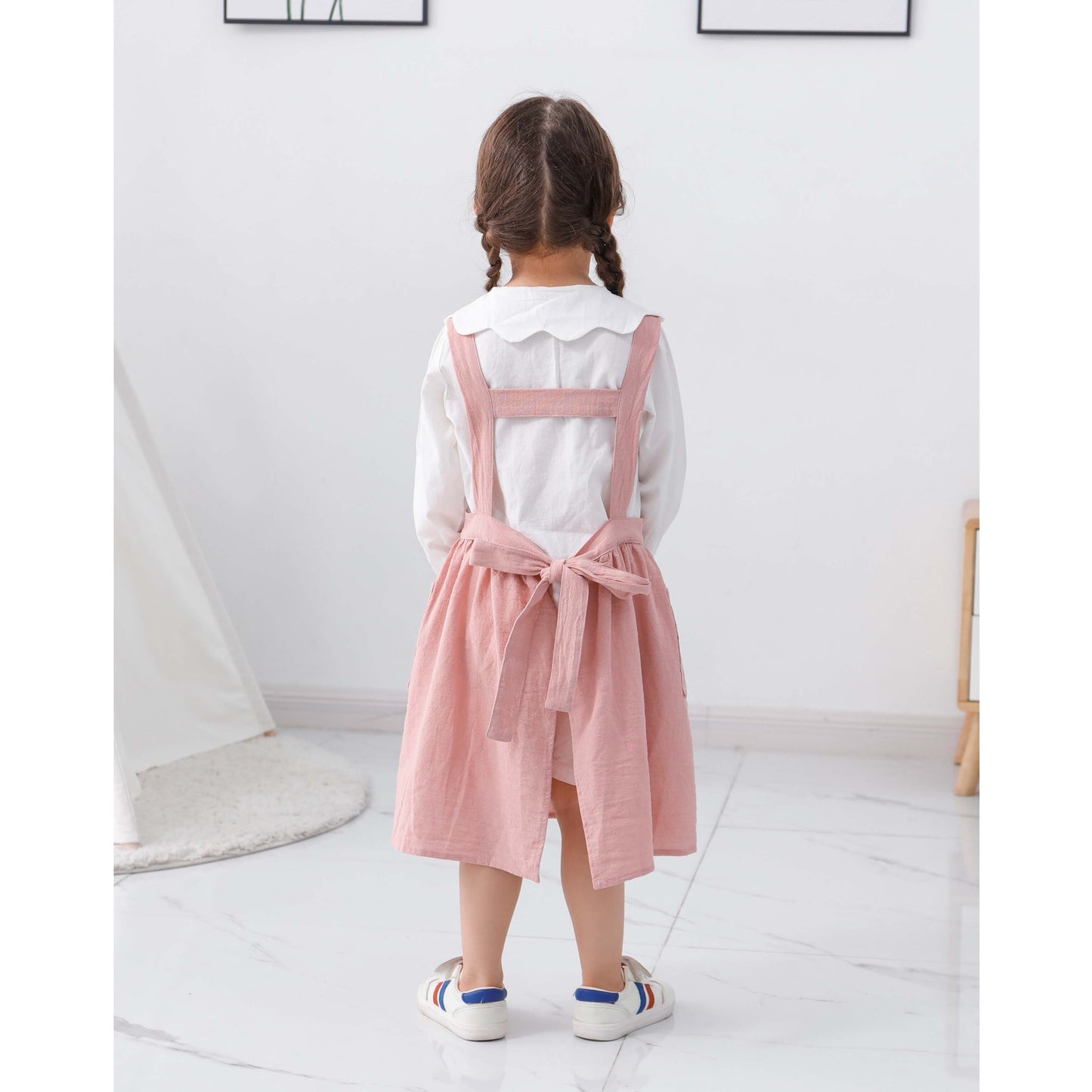 Kid's Apron With Personalized Embroidery (Classic) - MTWORLDKIDS.COM