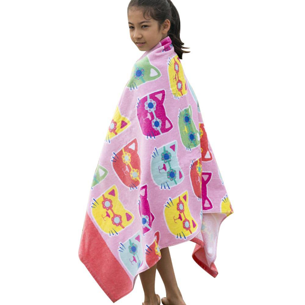 Hoodless Animal Bath Towel: Fun and Cozy Bath Time Adventure - MTWORLDKIDS.COM