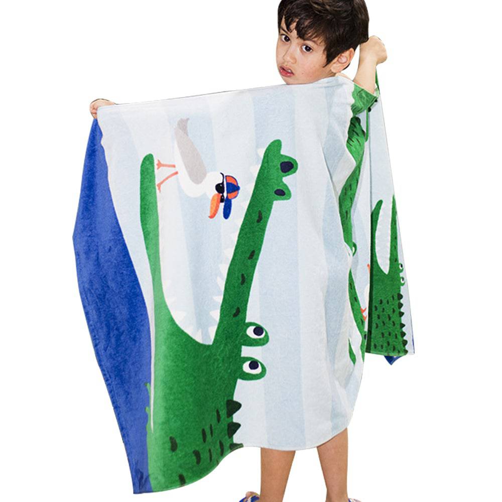 Hoodless Animal Bath Towel: Fun and Cozy Bath Time Adventure - MTWORLDKIDS.COM