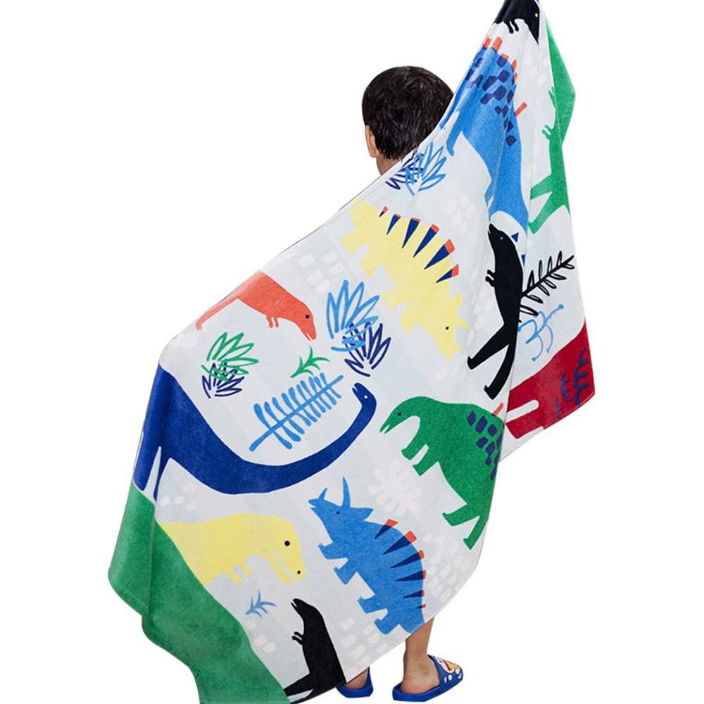 Hoodless Animal Bath Towel: Fun and Cozy Bath Time Adventure - MTWORLDKIDS.COM