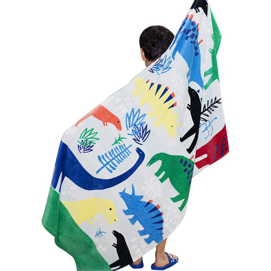 Hoodless Animal Bath Towel: Fun and Cozy Bath Time Adventure - MTWORLDKIDS.COM