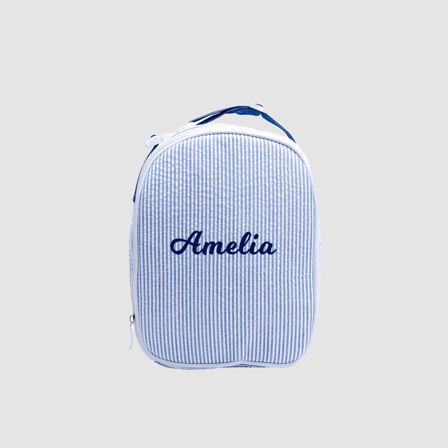 Personalized Seersucker Lunchbox - MTWORLDKIDS.COM