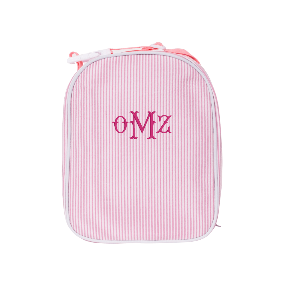 Personalized Seersucker Lunchbox - MTWORLDKIDS.COM
