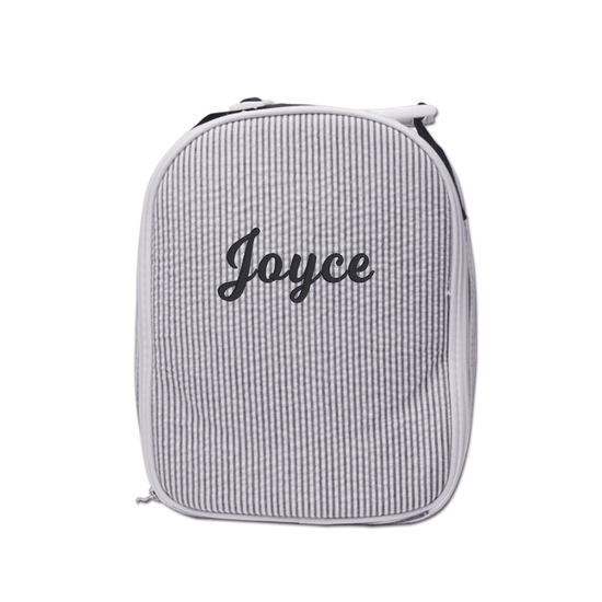 Personalized Seersucker Lunchbox - MTWORLDKIDS.COM